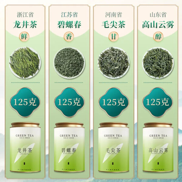 【Four Major Green Teas】Before the Pure Brightness Festival, Biluochun, Longjing, Maojian, Mountain Cloud and Mist Green Tea Leaves, New Tea, Authentic, High-End, Loose-Leaf
