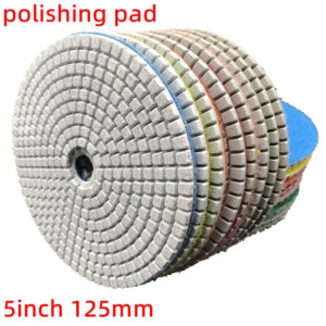 5Inch 125mm Dry/Wet Diamond Polishing Pads Flexible Grinding Disc For Granite Marble Concrete Stone Sanding Discs Grinding Tools