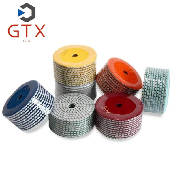 80mm 100mm Diamond Polishing Pad 3" 4" Wet Buff Disc Abrasive for Sanding Marble Granite Concrete Grinding Countertop Stone
