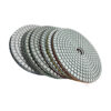8pcs 5 inch 125mm Diamond Polishing Pads Kit Wet/Dry for Granite Stone Concrete Marble Polishing Use Grinding Discs Set M14