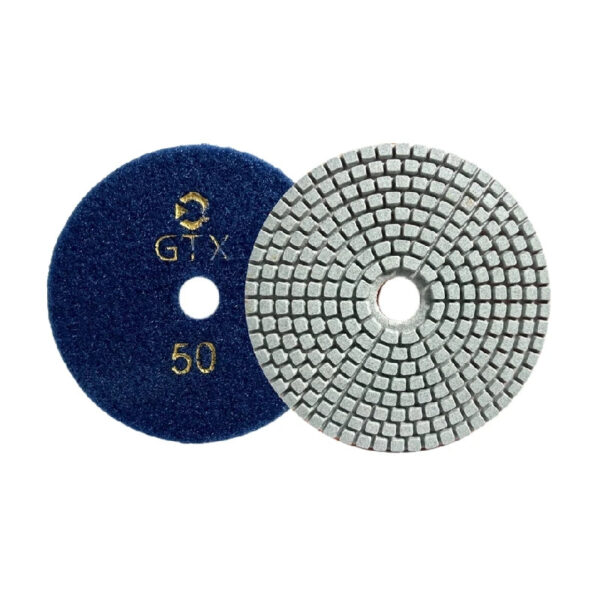 8pcs 5 inch 125mm Diamond Polishing Pads Kit Wet/Dry for Granite Stone Concrete Marble Polishing Use Grinding Discs Set M14