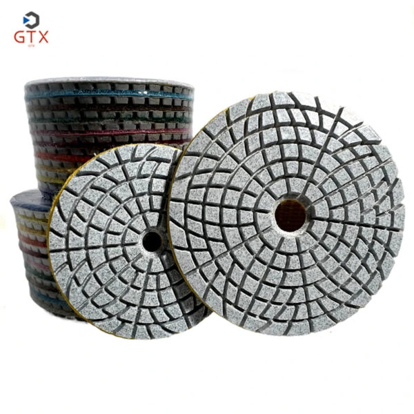80mm 100mm Diamond Polishing Pad 3" 4" Wet Buff Disc Abrasive for Sanding Marble Granite Concrete Grinding Countertop Stone