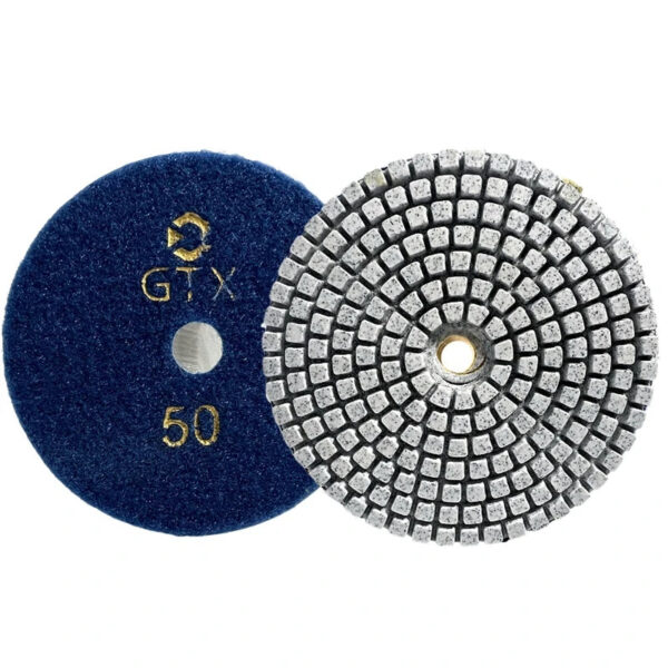 11pcs 4 inch 100mm Diamond Polishing Pads Kit Wet/Dry for Granite Stone Concrete Marble Polishing Use Grinding Discs Set