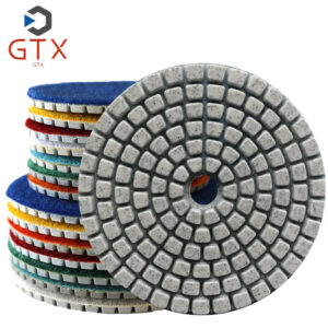 80mm 100mm Diamond Polishing Pad 3" 4" Wet Buff Disc Abrasive for Sanding Marble Granite Concrete Grinding Countertop Stone