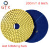 200mm 8 Inch Diamond Wet Polishing Pads for Granite Marble Concrete Stone Grinding Wheel Sanding Disc Abrasive Polish Tools