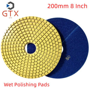 200mm 8 Inch Diamond Wet Polishing Pads for Granite Marble Concrete Stone Grinding Wheel Sanding Disc Abrasive Polish Tools