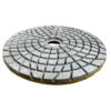 4-inch diamond polishing pad kit for wet/dry polishing of granite, concrete, and marble, using a grinding disc set for floor pol
