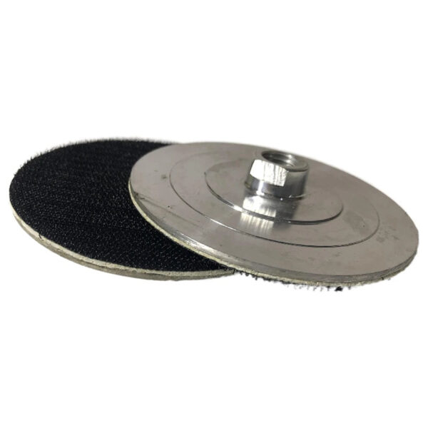 4inch Backer Pad For Diamond Polishing Pad Aluminum Base Backing Holder Backing Holder For Diamond Polishing Pad Hook & Loop Bac