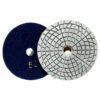 4-inch diamond polishing pad kit for wet/dry polishing of granite, concrete, and marble, using a grinding disc set for floor pol