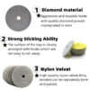 5 inch 125mm diamond polishing pad for flexible grinding of granite, marble, concrete, and stone grinding discs