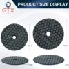 4-inch dry grinding polishing pad 100mm diamond polishing pad granite marble stone concrete sandpaper for polishing stone grindi