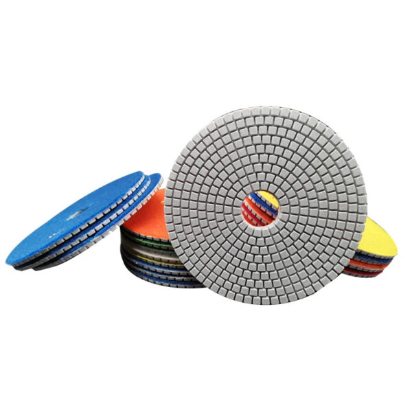 6-inch 150mm diamond polishing pad, stone refurbished polishing grinding disc for polishing granite, concrete, and marble
